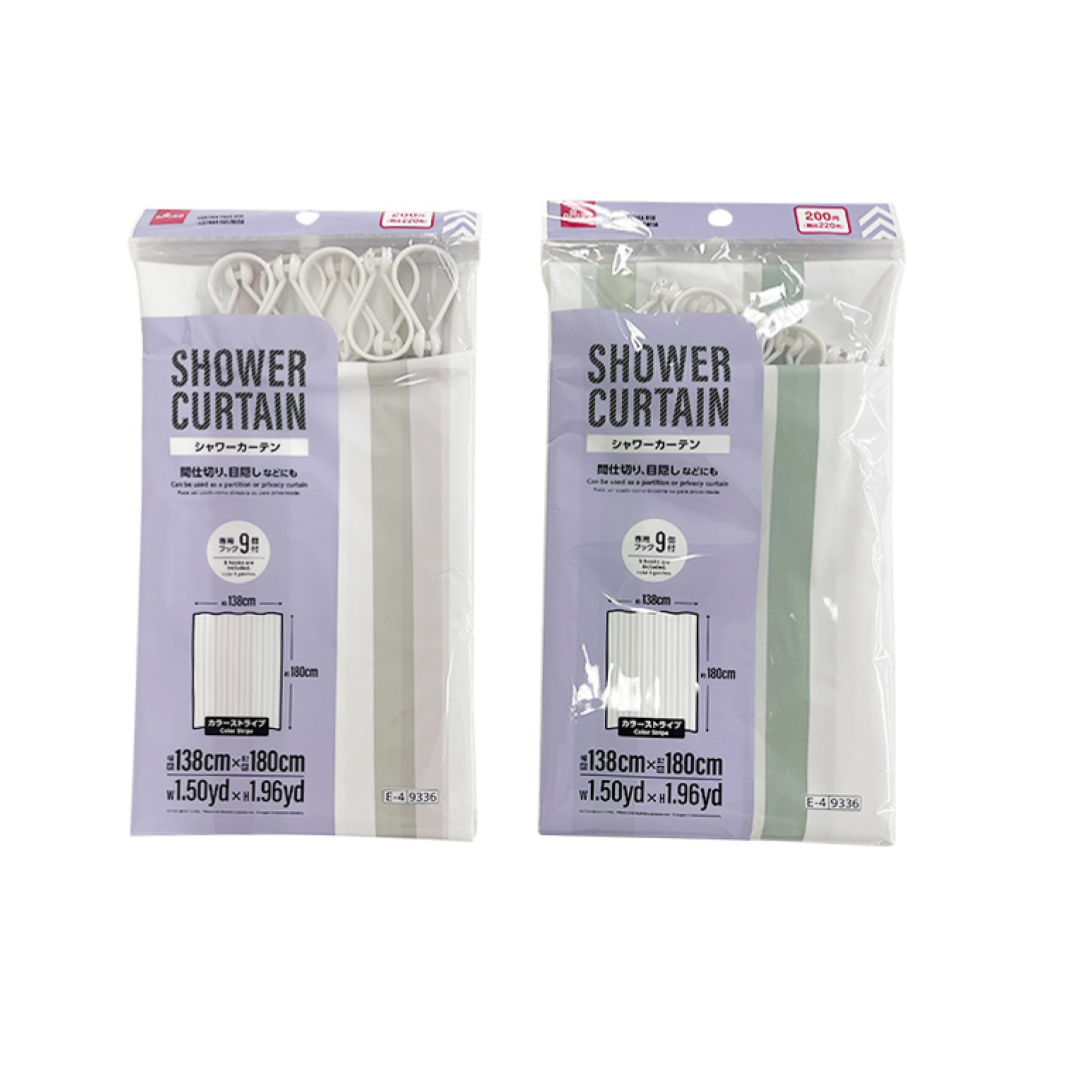 Shower Curtain Color Stripe