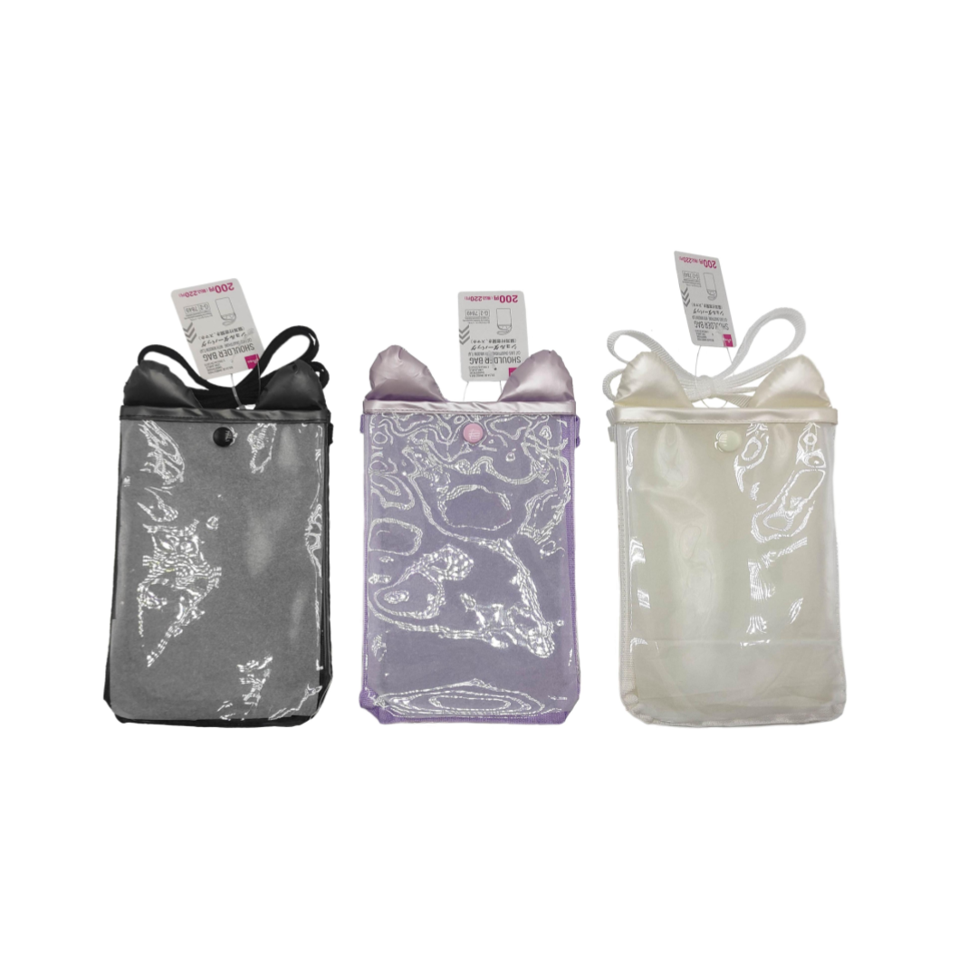 Cat Ears Smartphone Shoulder Bag with Window Flap