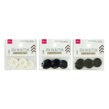 Sew On Button 21mm Basic Color
