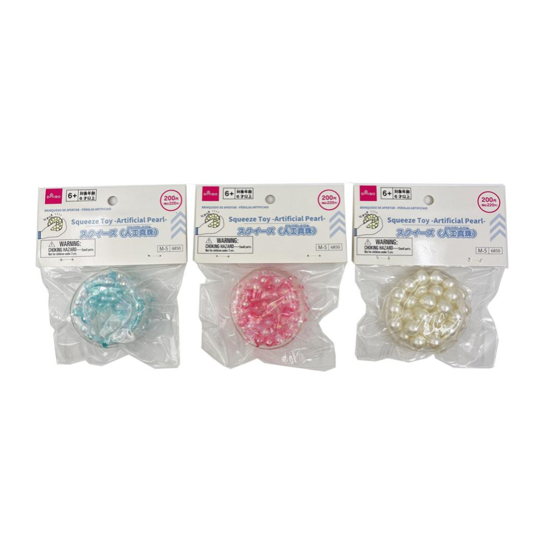 Squeeze Toy Artificial Pearl