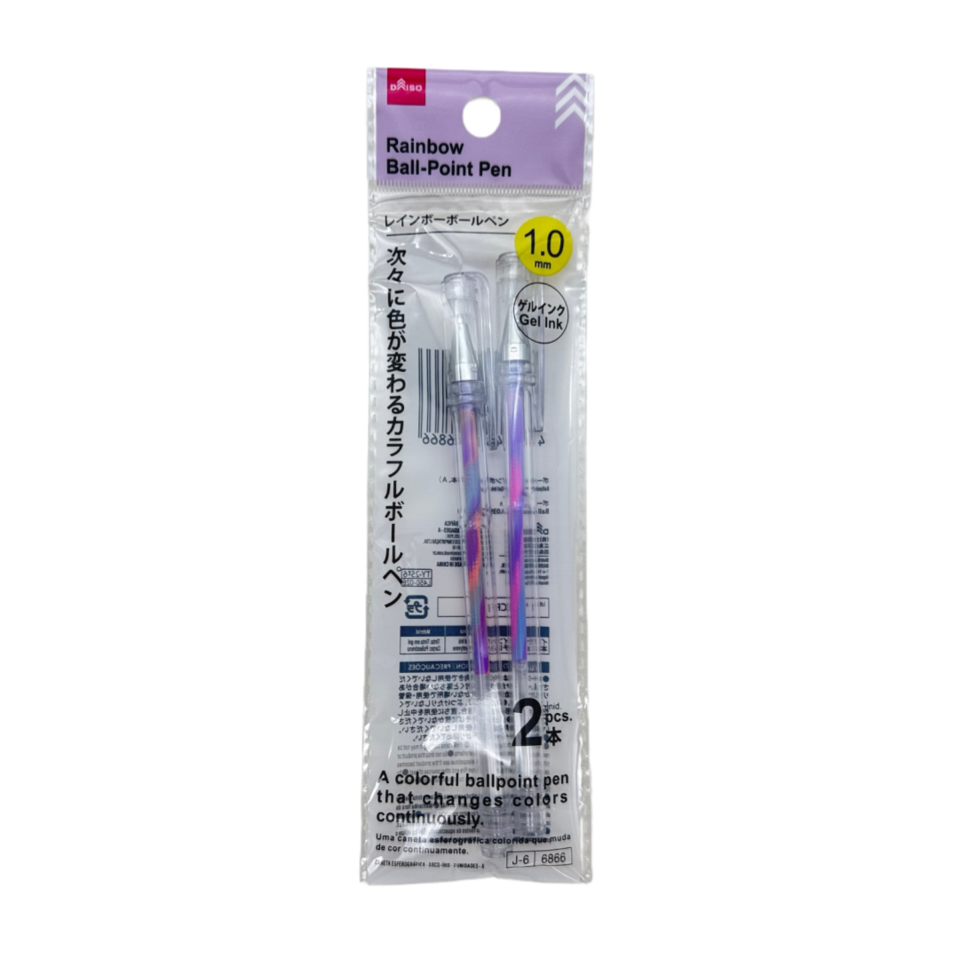 Ballpoint Pen Rainbow Gel Ink A