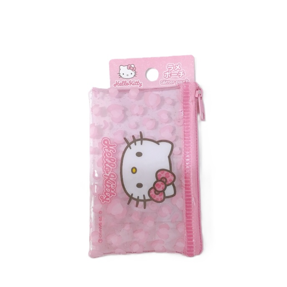 Glitter Pouch S Hello Kitty