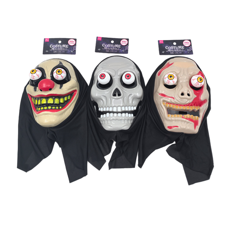 Halloween Mask With Cloth Popping Out Eyes A