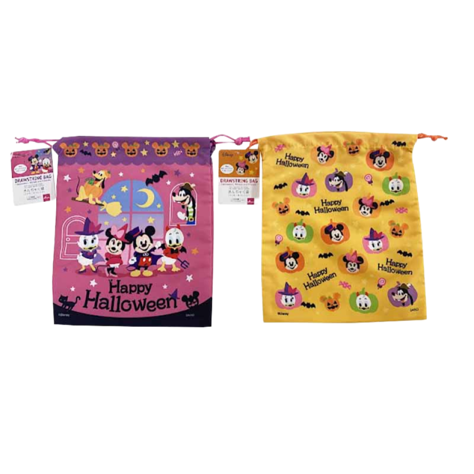 Halloween Drawstring Bag Mickey and Friends