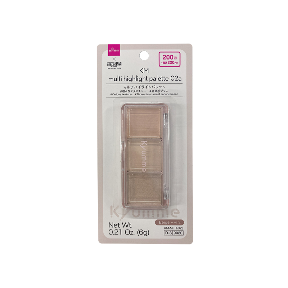 Kyumme Multi Highlight Palette Beige 02A