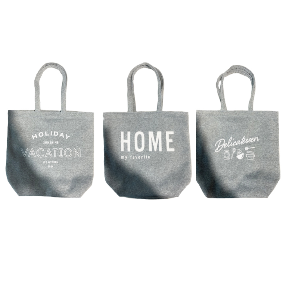 Tote Bag Sweat Fabric 37cm x 33cm x 13.5cm