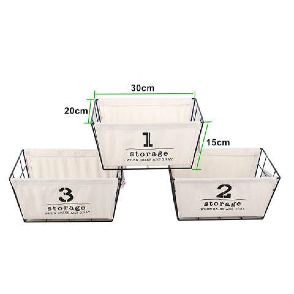 Wire Basket 30cm x 20cm x 15cm