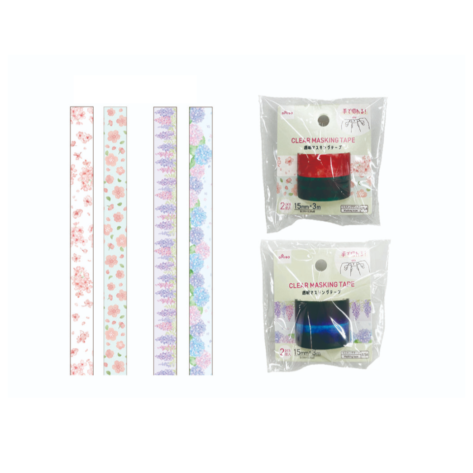 Clear Masking Tape B 15mm x 3m