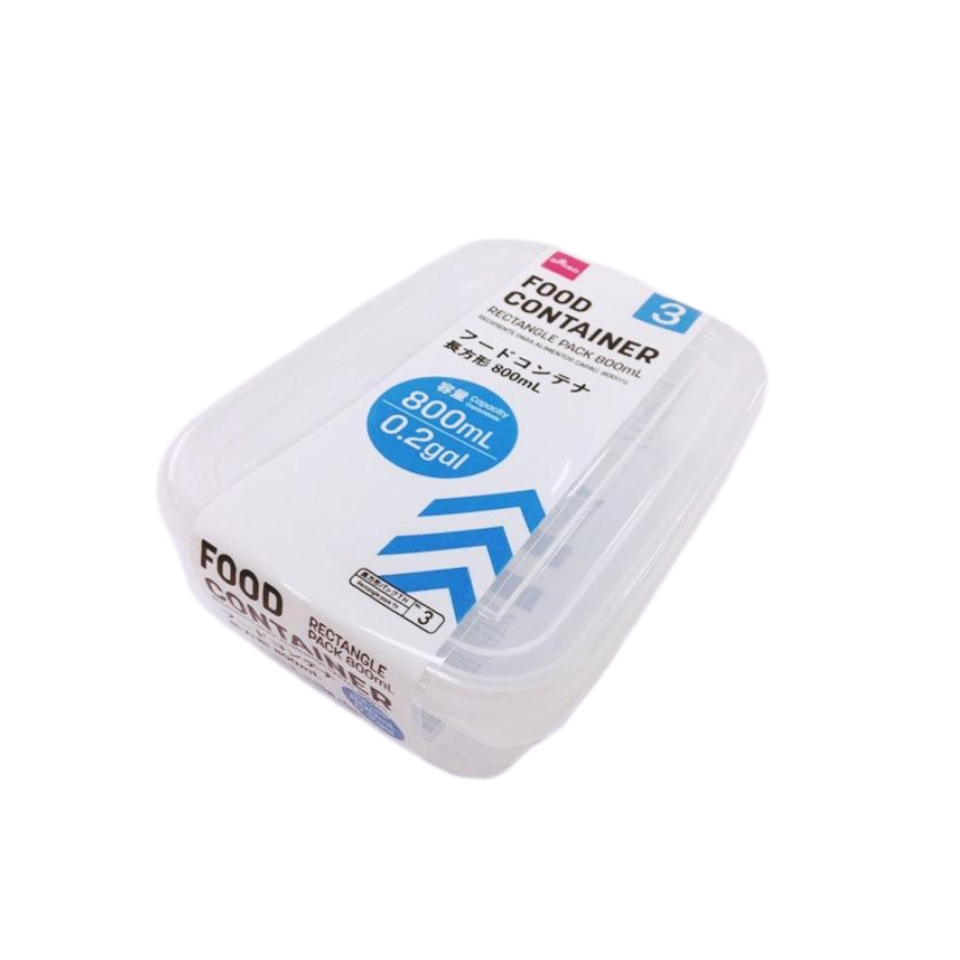 Food Container Rectangle Pack 800ml