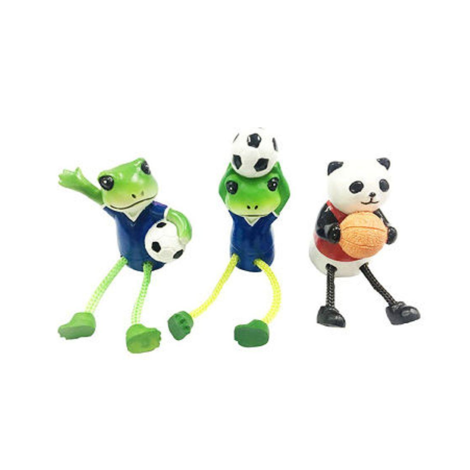 Frog Figurine Sports Swinging Type B