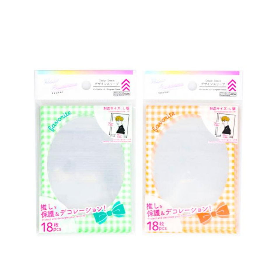 Design Sleeve D Gingham Check Green/Orange