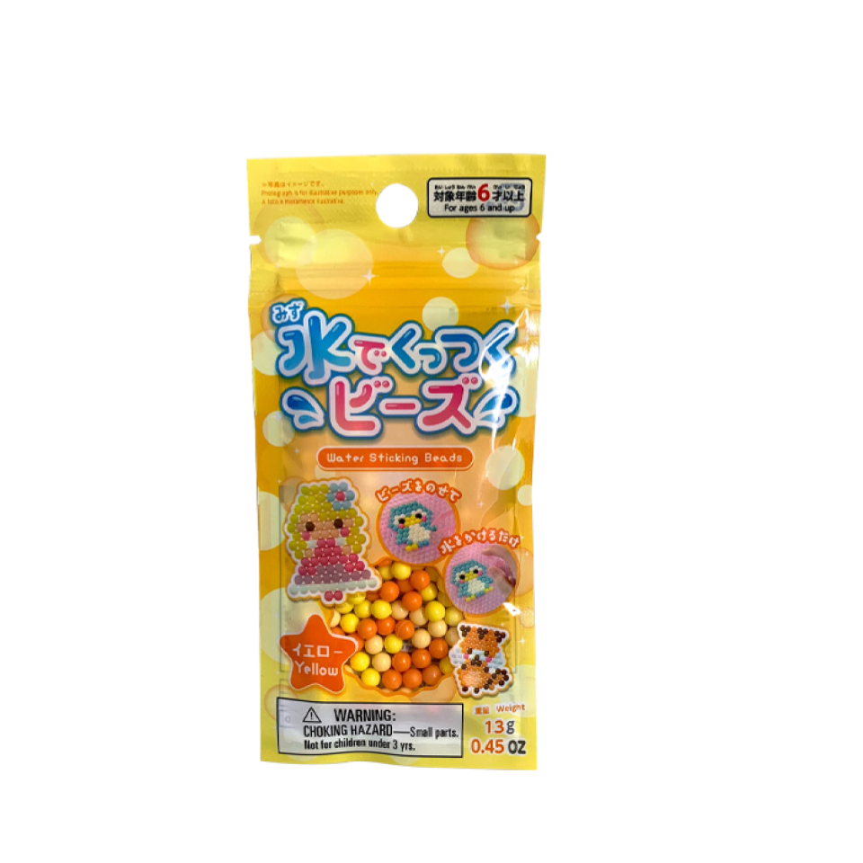Water Sticking Beads Yellow