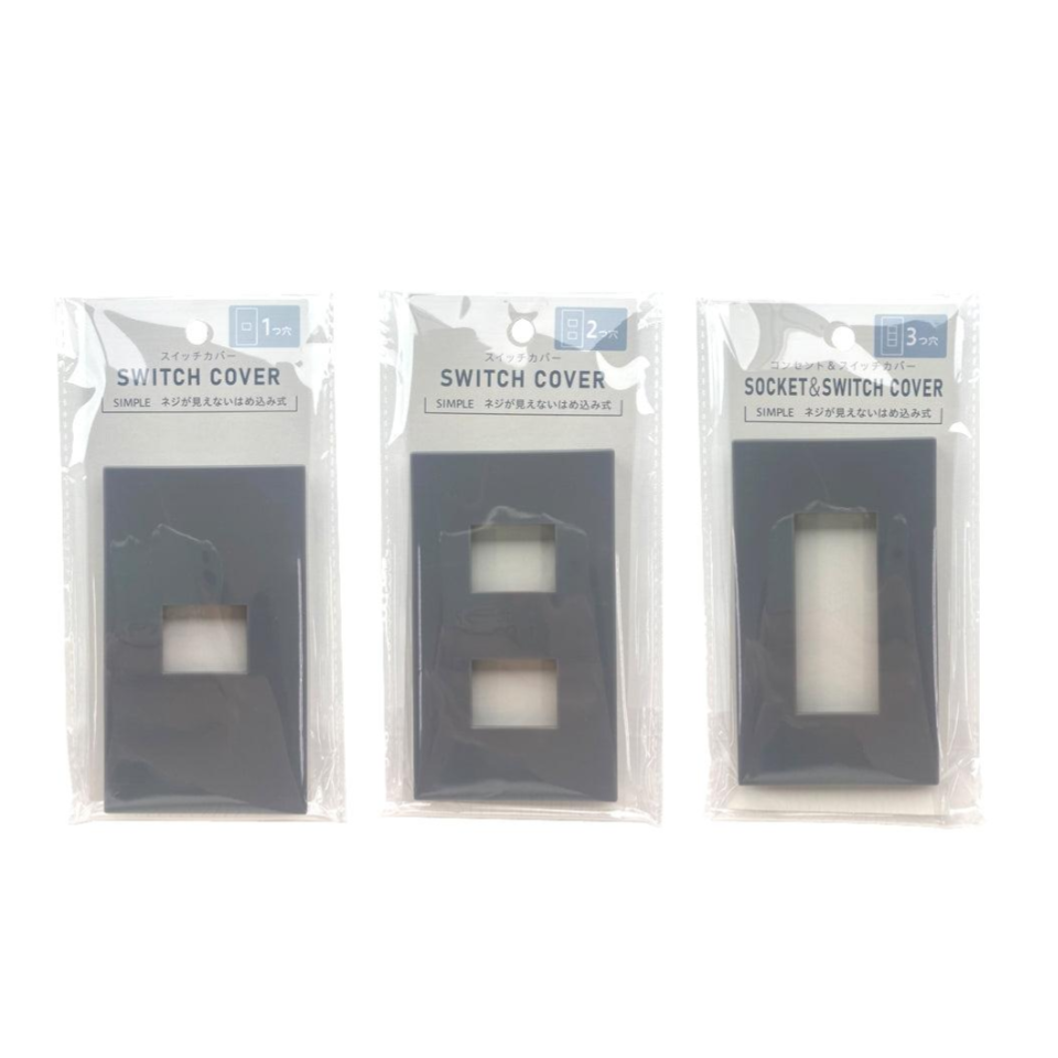 Socket & Switch Cover Simple Grey