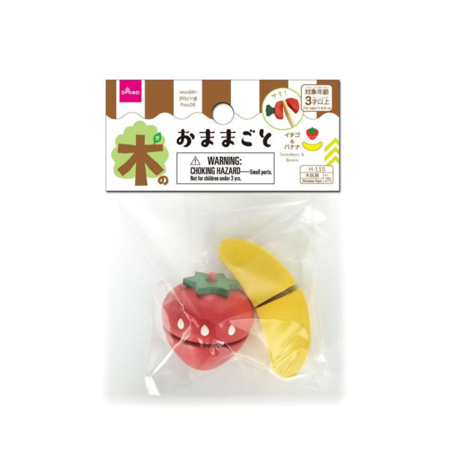 Wooden Playing House Strawberry and Banana