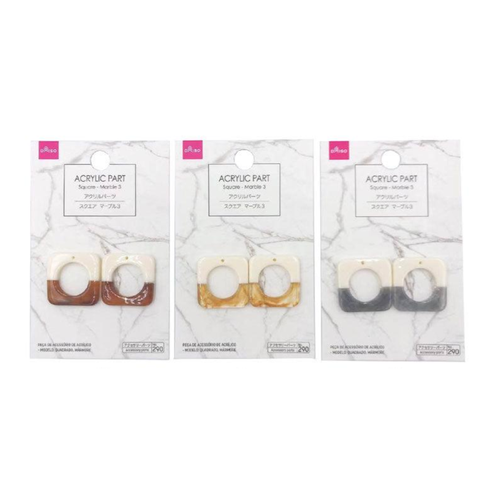 Acrylic Parts Square Marble 3