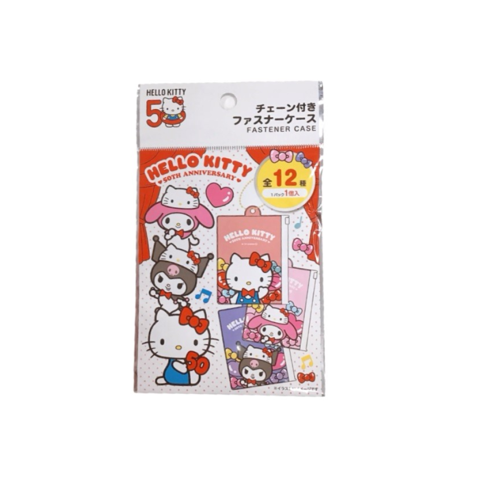Zipper Case with Chain Sanrio Characters 50th Anniversary
