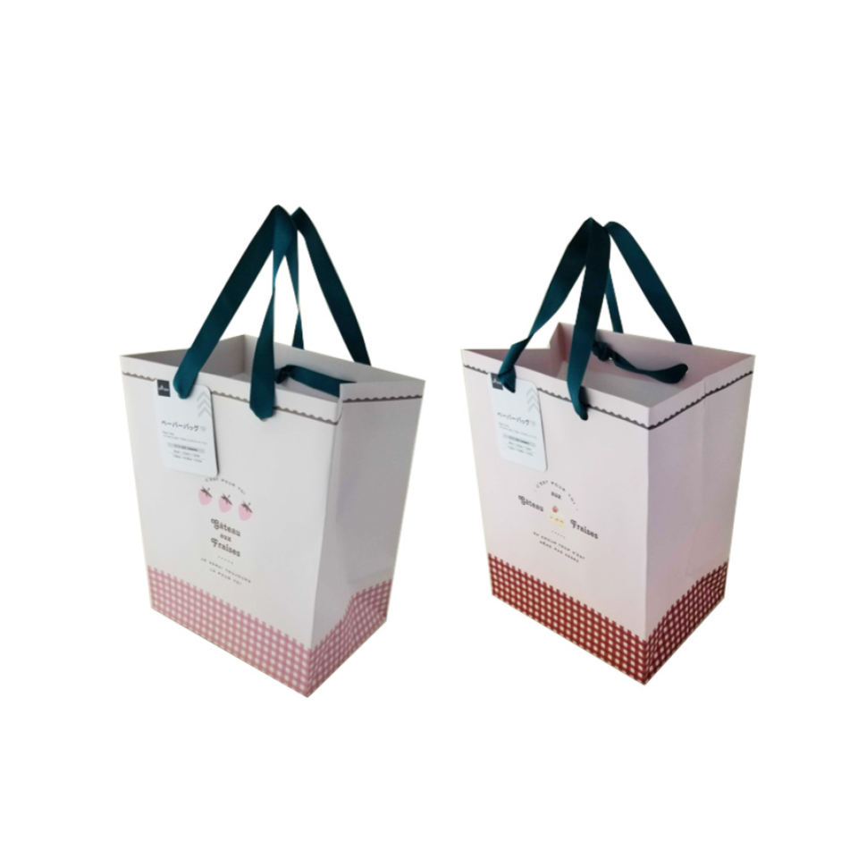 Paper Bag Cherry Cake 7.08in x 9.05in x 5.11in