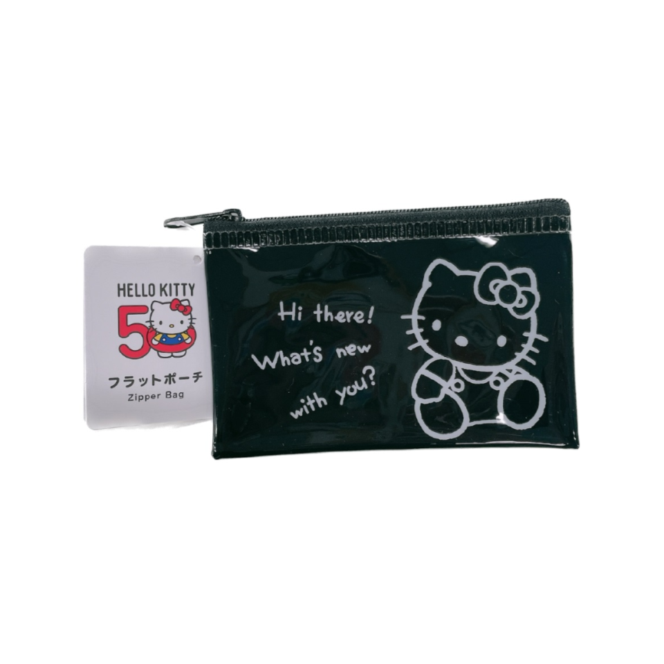 Flat Pouch S Kitty 80 Black