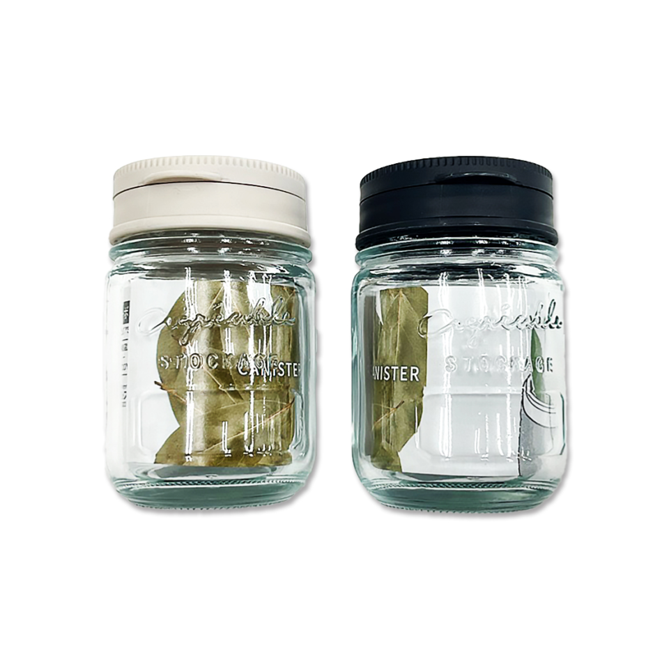 Design Glass Canister Bottle