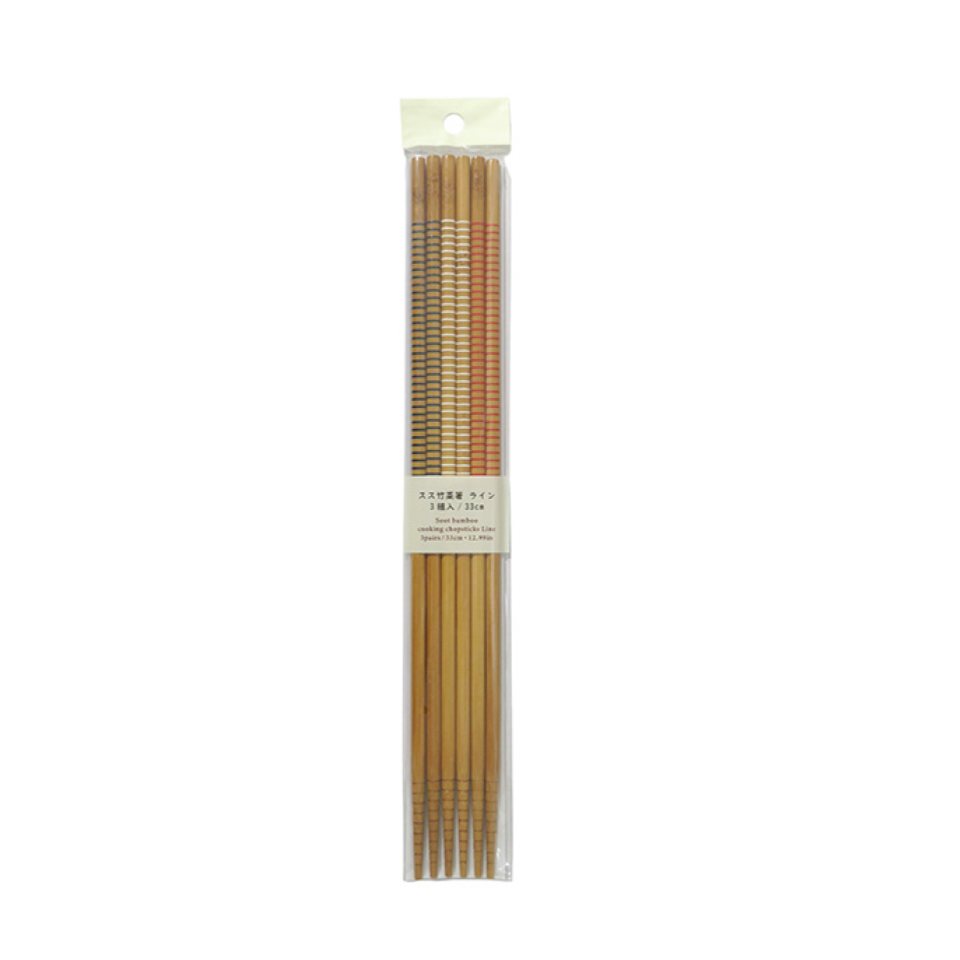 Soot Bamboo Cooking Chopstick Line 33cm