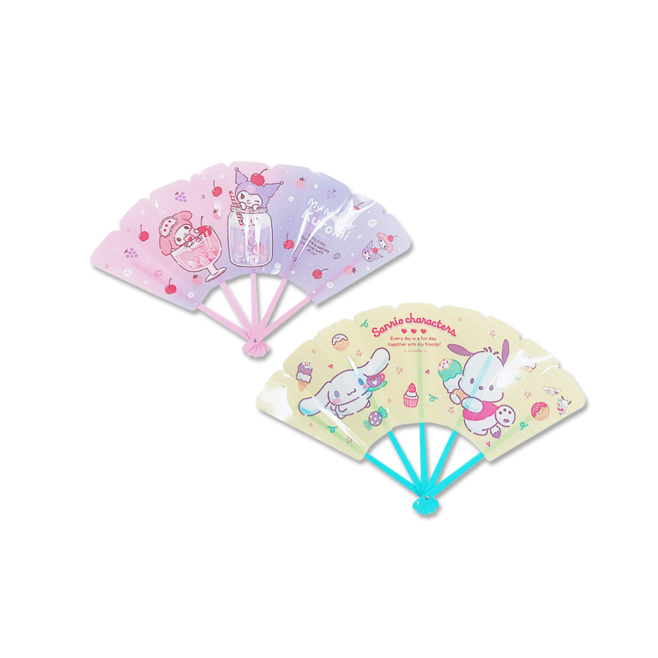 Water Repellent Fan Sanrio Characters My Melody & Kuromi
