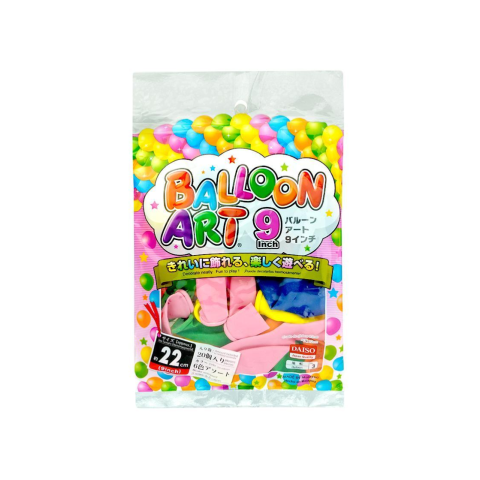 Balloon Art Flat 9in