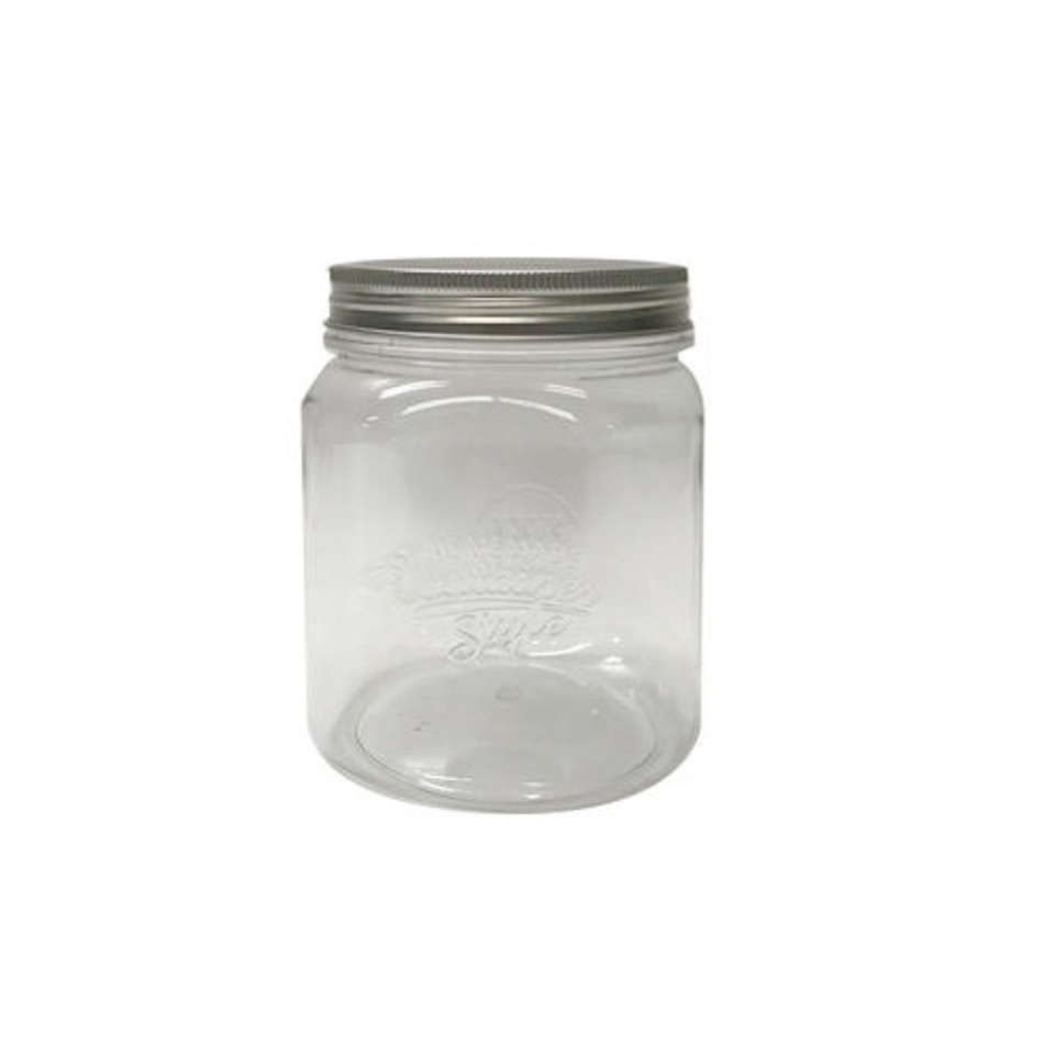 Steel Lid Pet Container Embossed 570ml