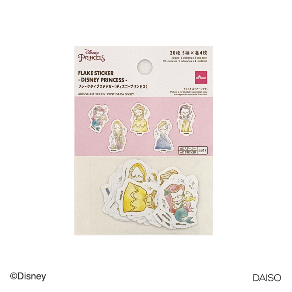Flake Sticker Disney Princess