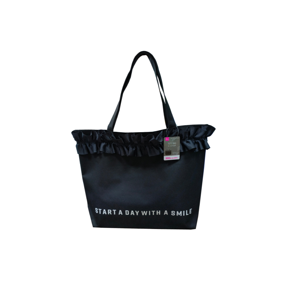 Tote Bag with Frill 31cm x 31cm x 10cm