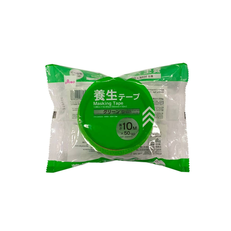 Masking Tape 50mm x 10m Green