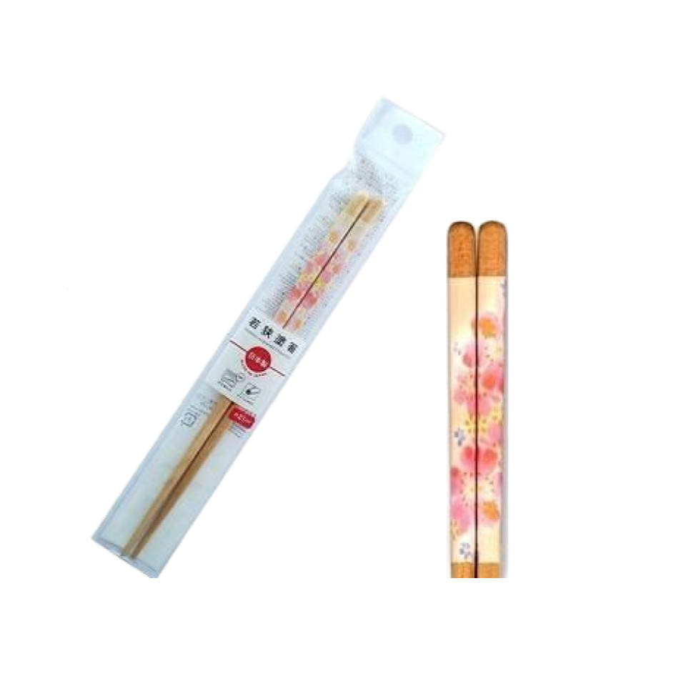 Wakasa Lacquer Chopsticks Hatsuzakura 21cm