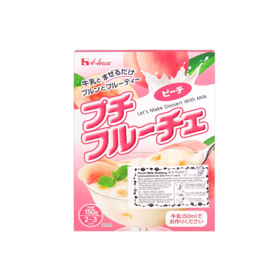 Peach Milk Pudding