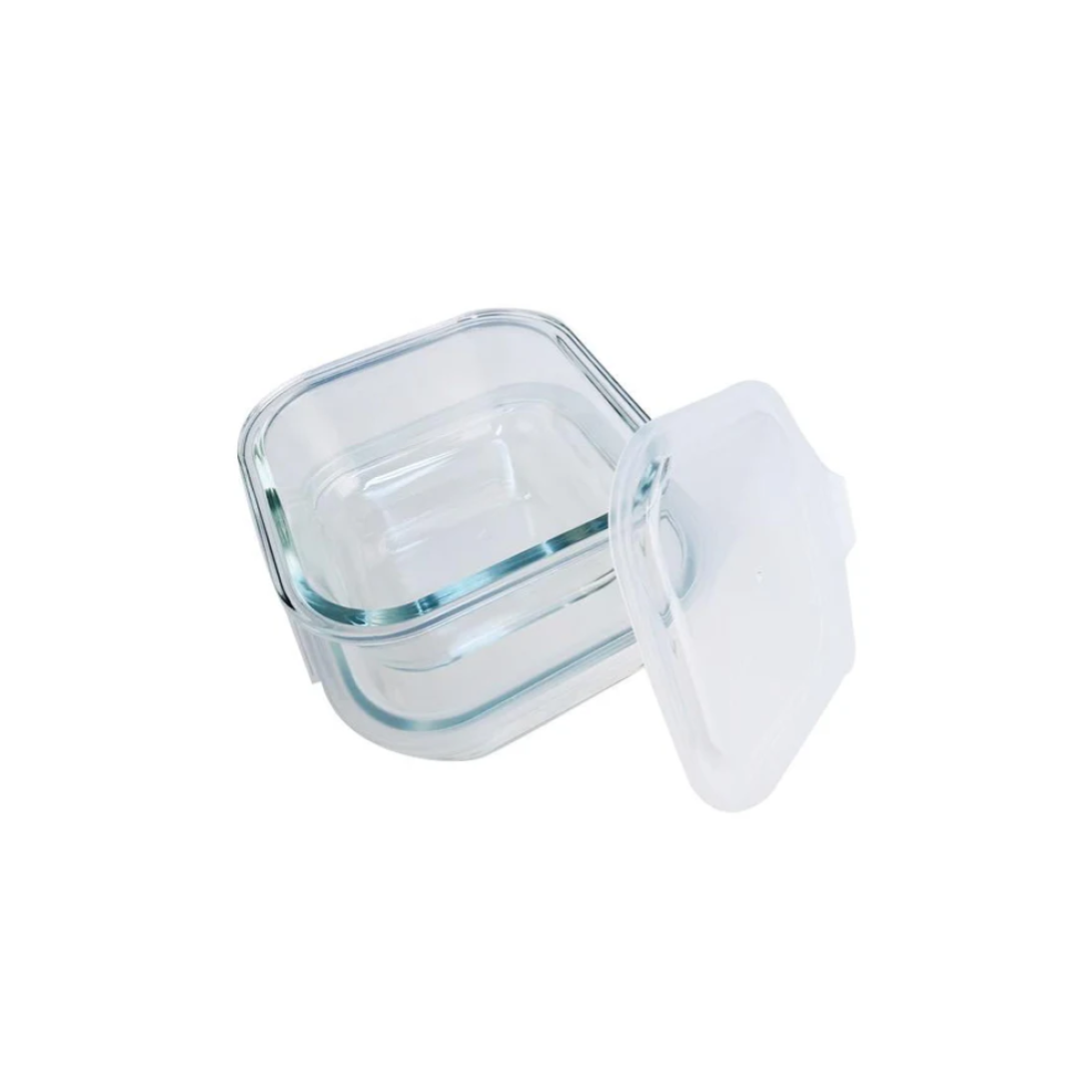 Heat Resistant Glass Tableware Square 500ml