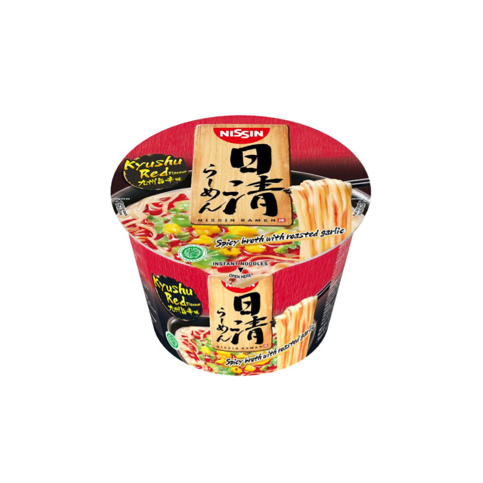Nissin Ramen Bowl Kyushu Red
