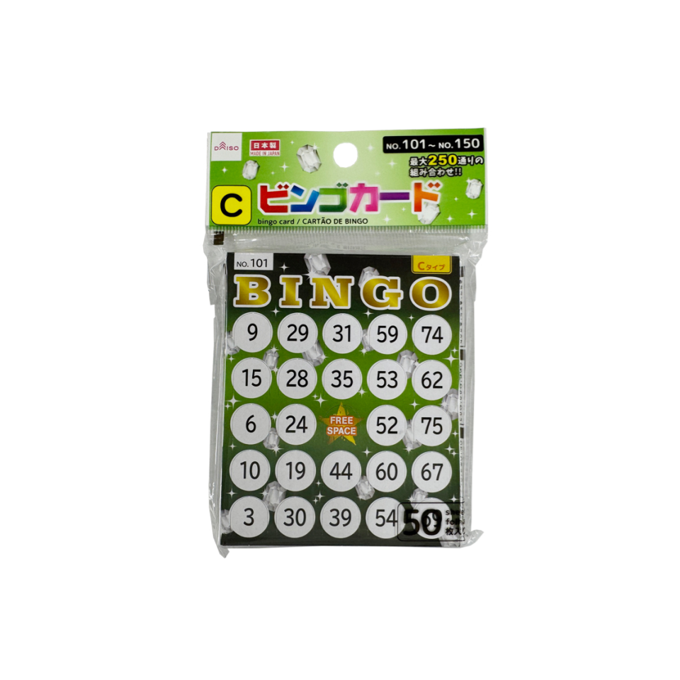 Bingo Card C