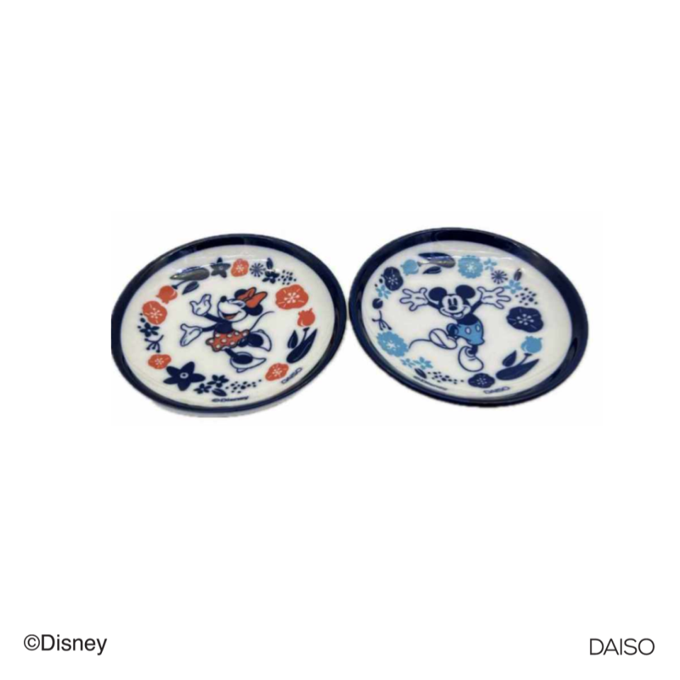 Small Plate Mickey/Minnie 8cm
