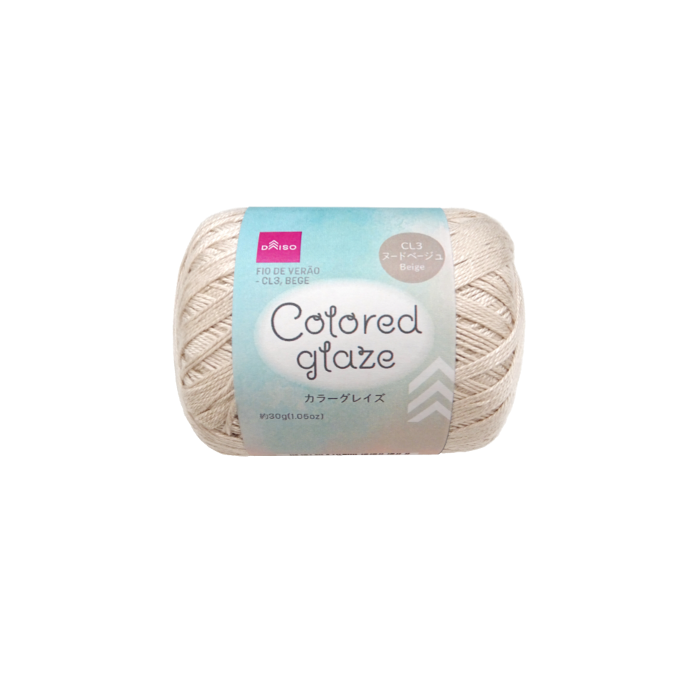 Yarn Colored Glaze Nude Beige