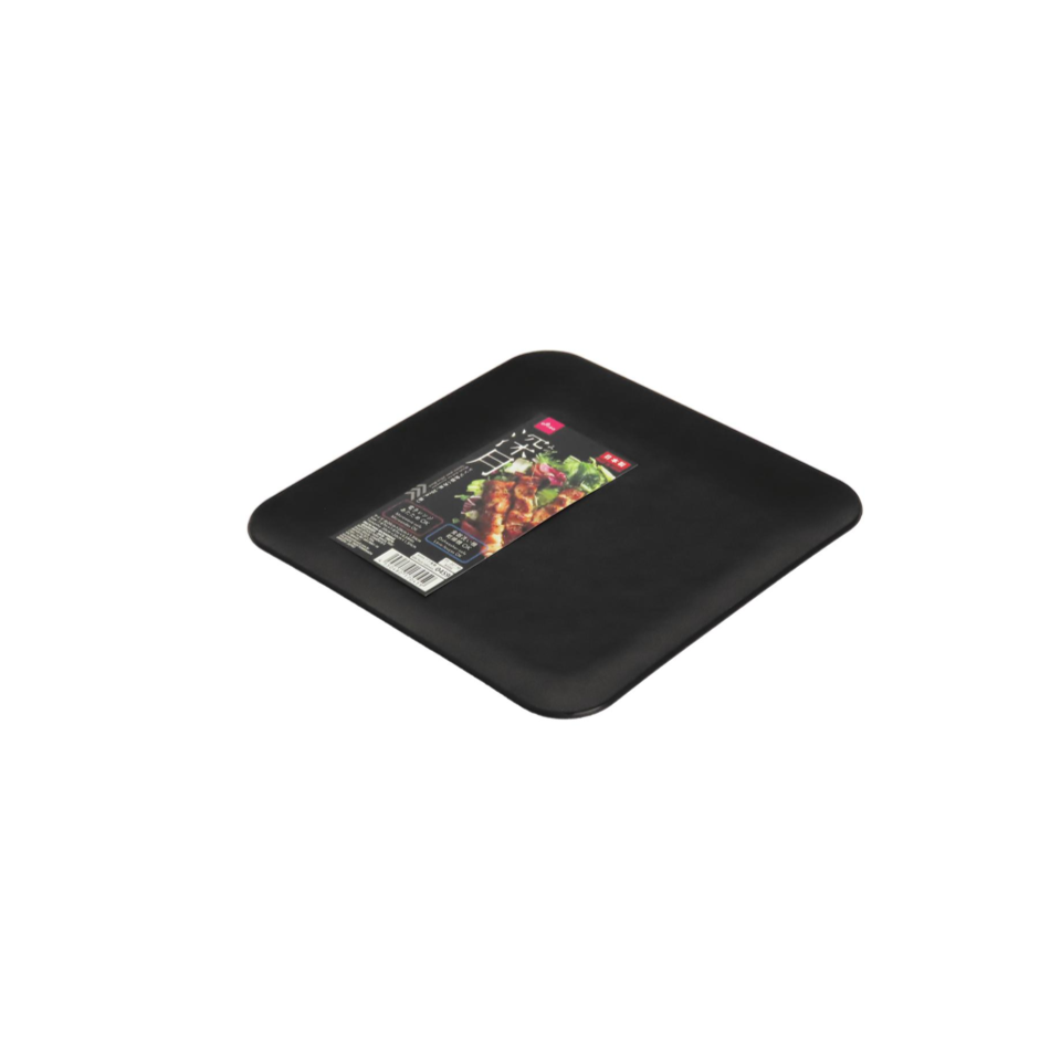 Mizuki Dish for Microwave Square Black 20cm