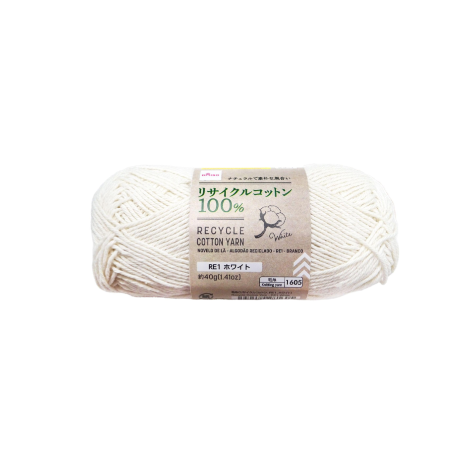 Recycle Cotton Yarn White