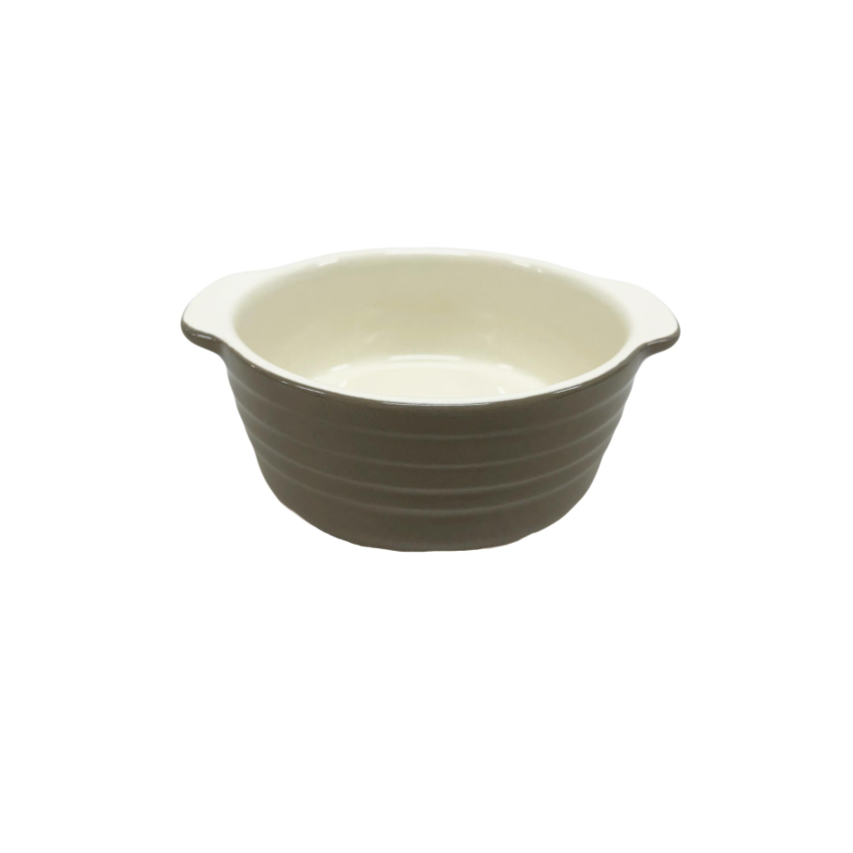 Round Baking Dish French Style Shade Grey 12.5cm