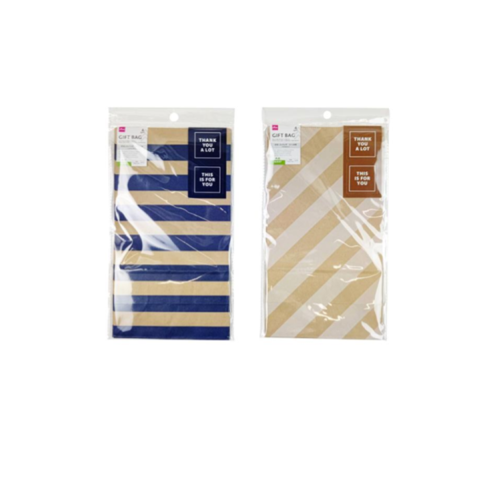 Gusset Bag Craft B with Stickers 15cm x 27cm x 9cm