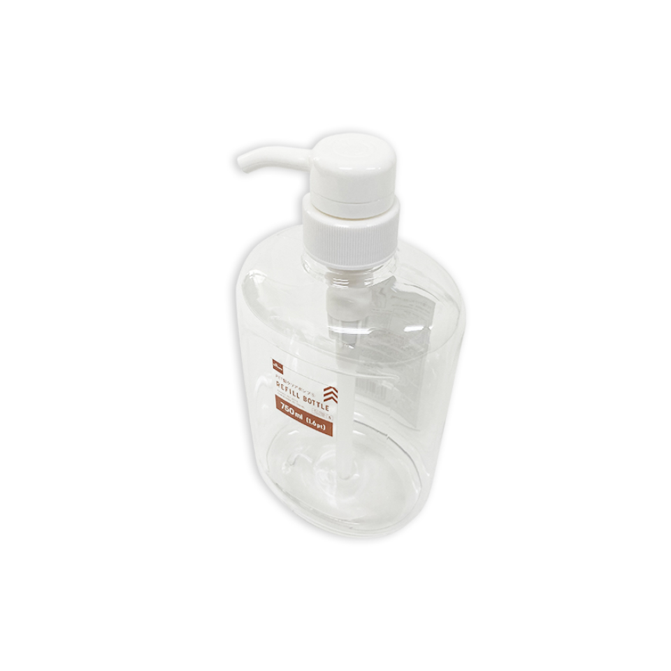 PET Clear Pump 750ml