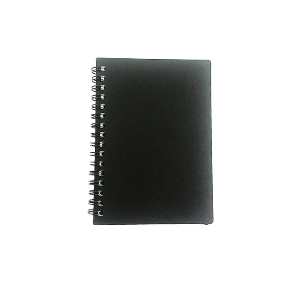 Spiral Notebook Black A6