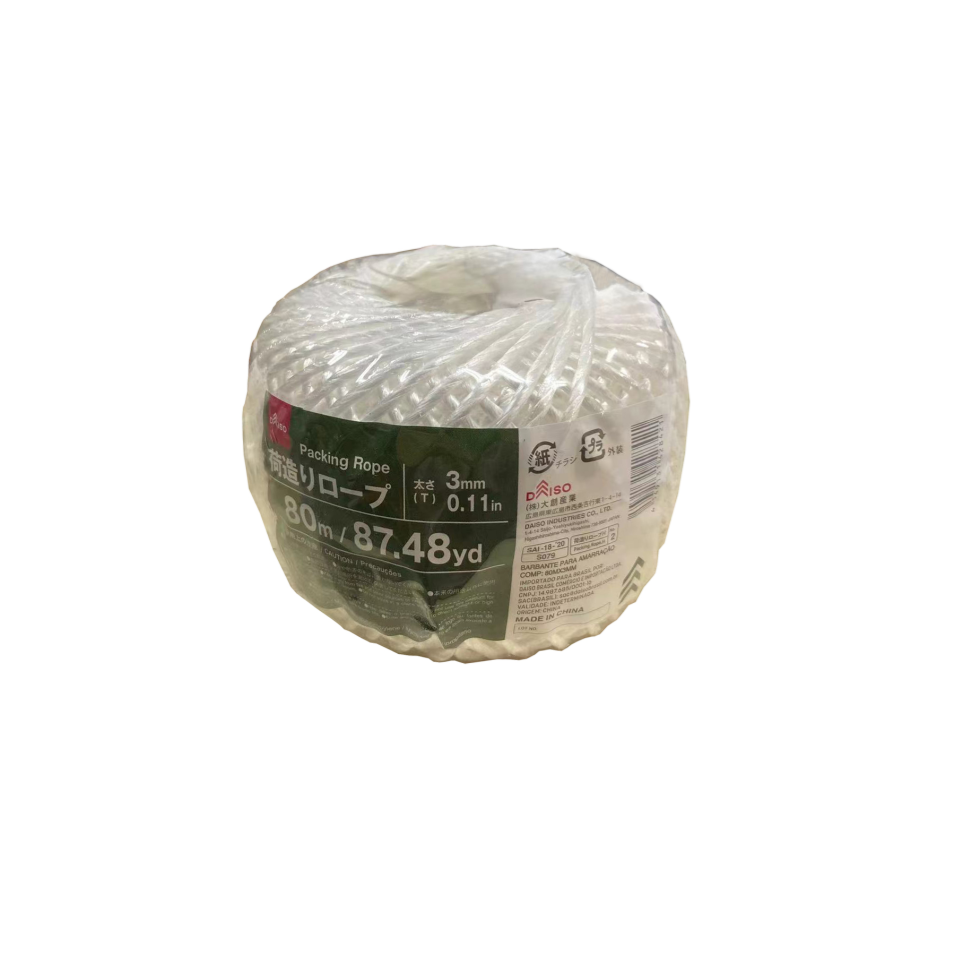 Packing Rope 80m x 3mm – DAISO SINGAPORE