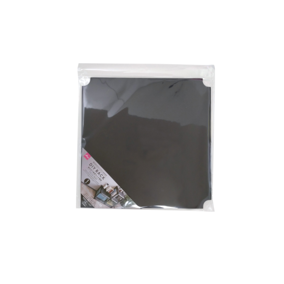 Paper Tube Rack Shelf Board to Assemble Black 1.14ft x 1.14ft