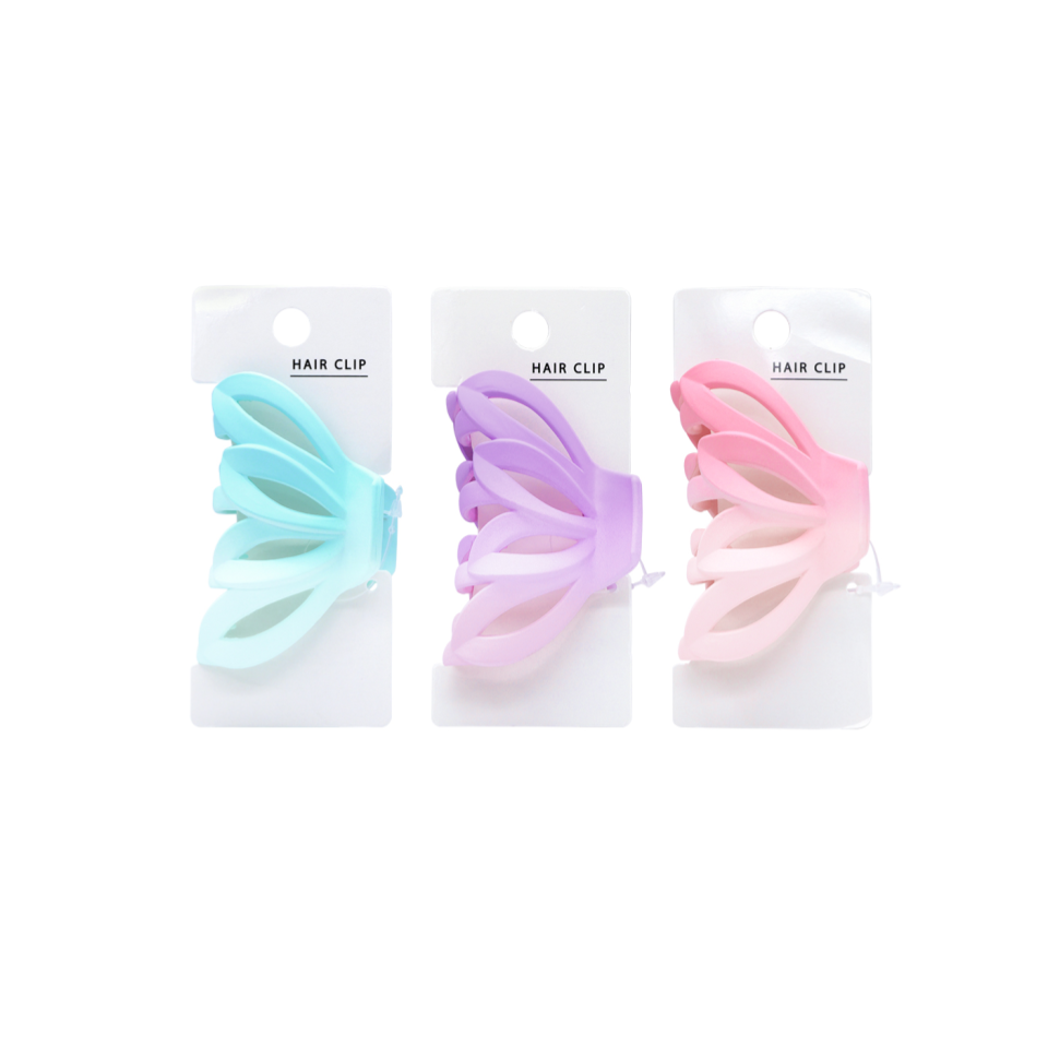 Claw Clip Matte Gradation Leaf