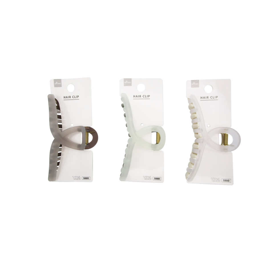 Claw Clip Two Tone Color Ribbon Type