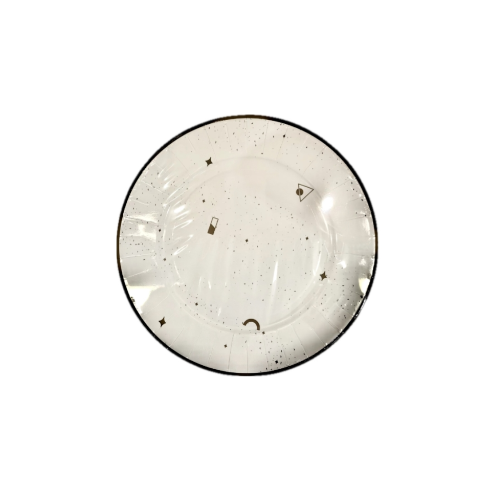 Paper Plate Night Sky Design 8.85in