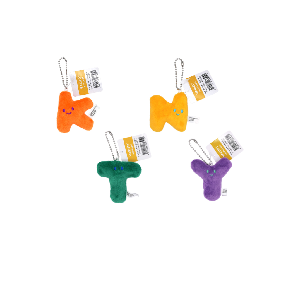Mascot Keychain Alphabet