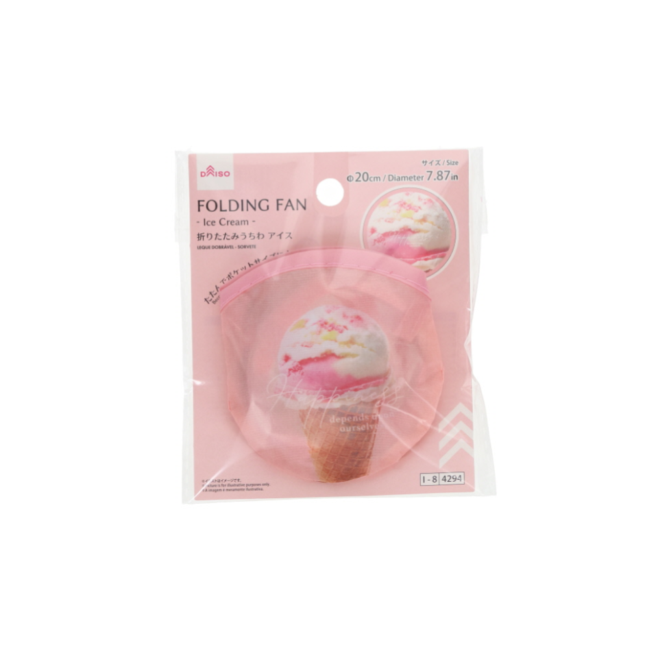 Folding Fan Ice Cream